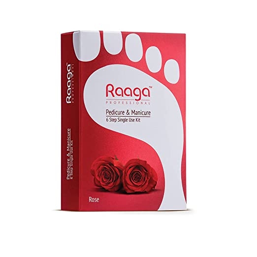 Raaga Professional Manicure Pedicure Rose 6 Sachets 63 g