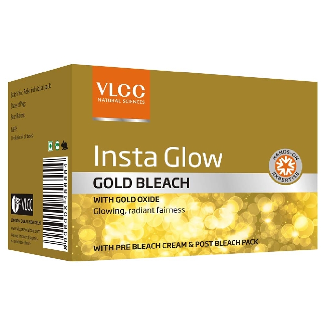 VLCC Insta Glow Gold Bleach (Pack of 1)