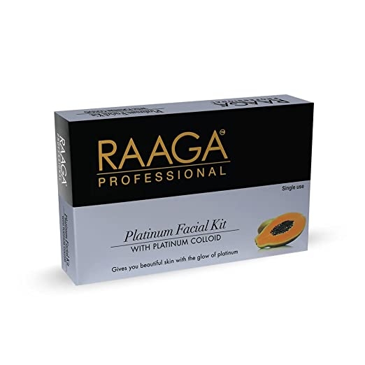 Raaga Professional 7 Step Facial Kit | Platinum | 43gm