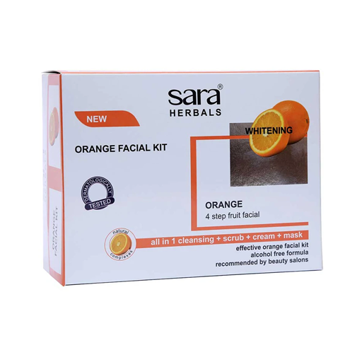 Sara Orange 4 step facial kit