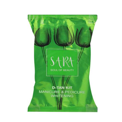 SARA SOUL OF BEAUTY Pedicure Manicure Whitening D-Tan Kit for All Skin Type, Infused with Botanical Extracts for Soft, Healthy, & Tan-free Skin  (50 g, Set of 1)