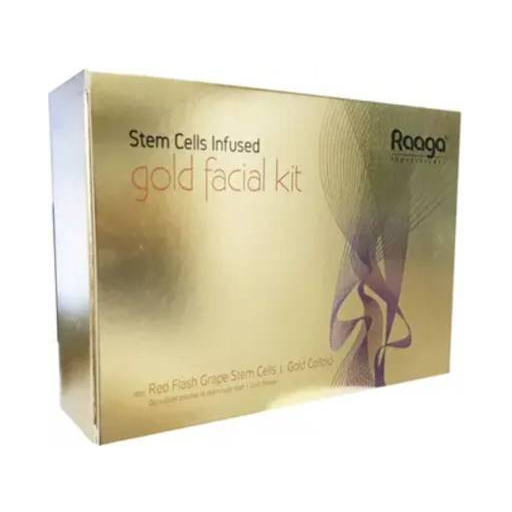 RAAGA PROFESSIONAL Stem Cell Gold Facial Kit pack of 6  step facial kit