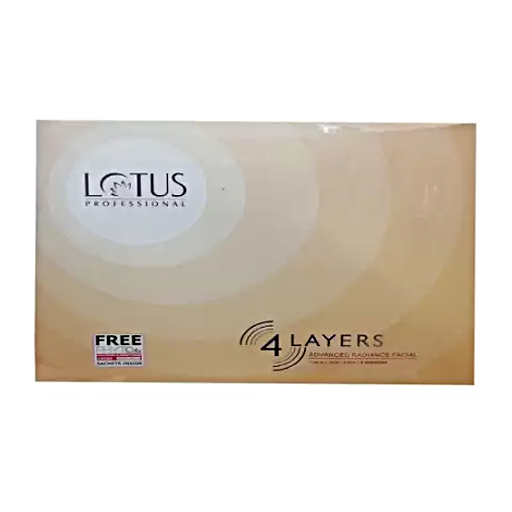 Lotus Professional 4 Layers Advanced Radiance FacialKit  (5 x 75.6 g)