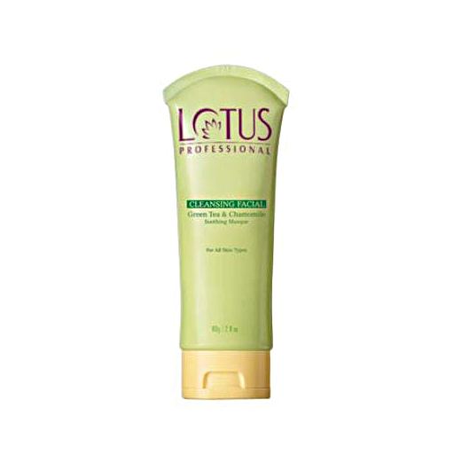 Lotus Professional Cleansing Facial Green Tea and Chamomile Soothing Masque, 60 g