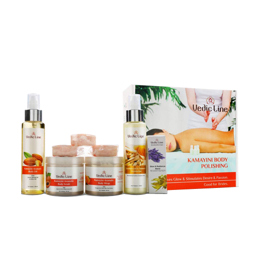 Vedicline Kamayani Body Polishing Kit Remove Dead Skin Cells, 410ml