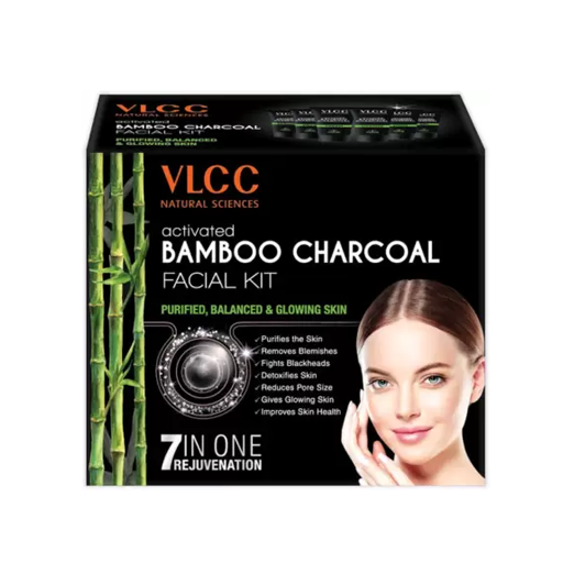 VLCC Activated Bamboo Charcoal Facial Kit Pack Of 1,  (60 g)