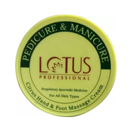 Lotus Professional Pedicure & Manicure Citrus Hand & Foot Massage Cream (250g)