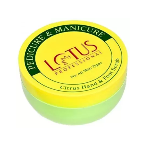 Lotus Professional Pedicure & Manicure Citrus Hand & Foot Scrub  (300 g)