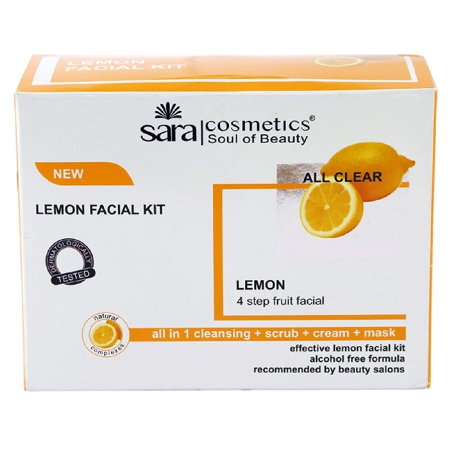 Sara Lemon Facial Kit 4 Step 200gm