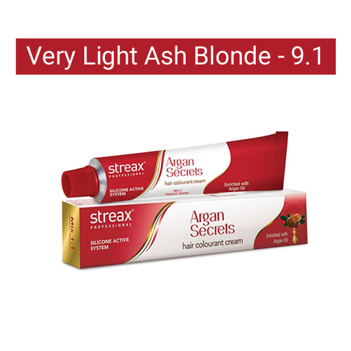 Streax Professional  -             Very Light Ash Blonde 9.1