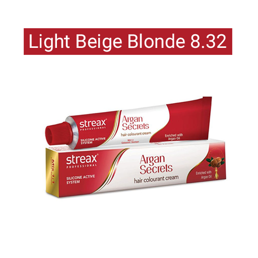 Streax Professional  -             Light Beige Blonde 8.32