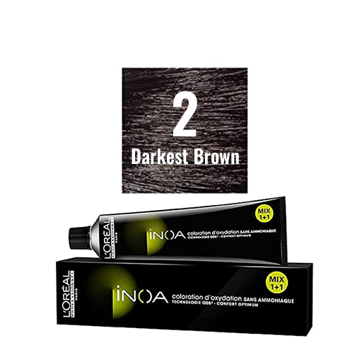 LOREAL INOA  - 2 No - Darkest Brown