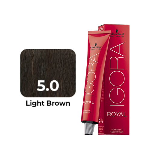 Schwarzkopf Igora - 5.0 Light Brown  (60ml)