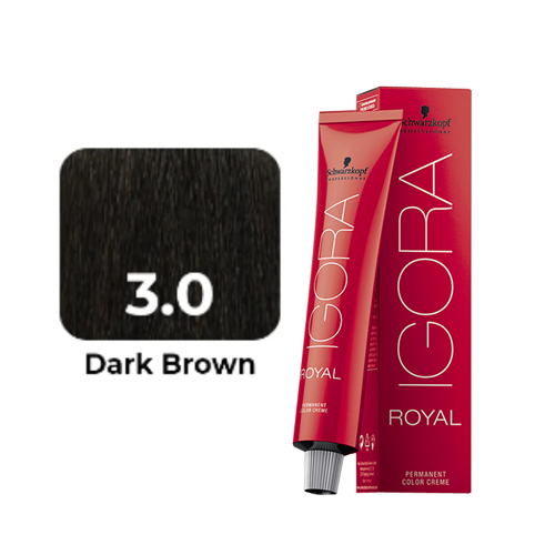 Schwarzkopf Igora - 3.0 Dark Brown  (60ml)